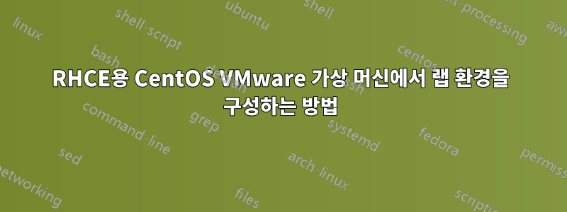 RHCE용 CentOS VMware 가상 머신에서 랩 환경을 구성하는 방법