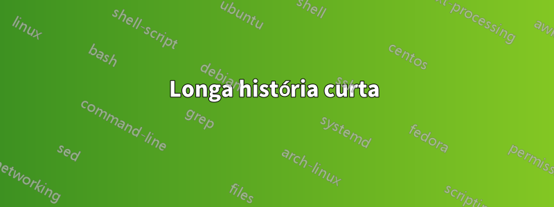 Longa história curta