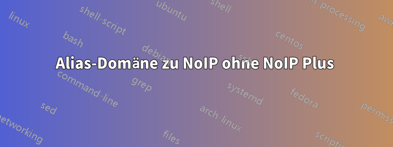 Alias-Domäne zu NoIP ohne NoIP Plus