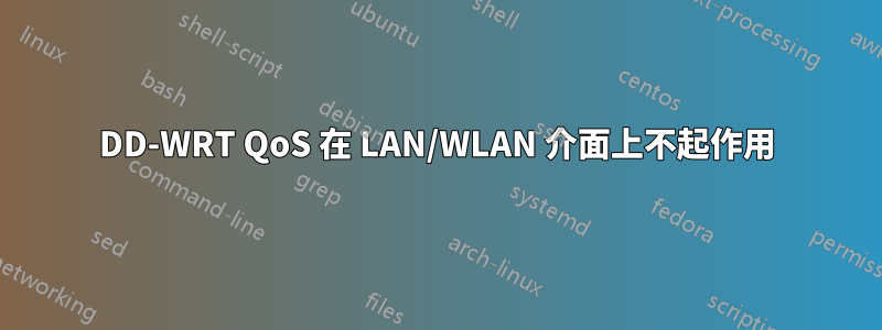 DD-WRT QoS 在 LAN/WLAN 介面上不起作用