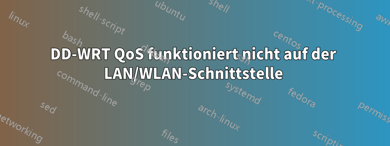 DD-WRT QoS funktioniert nicht auf der LAN/WLAN-Schnittstelle