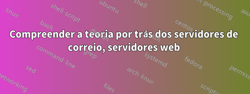 Compreender a teoria por trás dos servidores de correio, servidores web