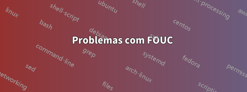 Problemas com FOUC