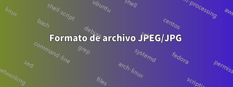 Formato de archivo JPEG/JPG