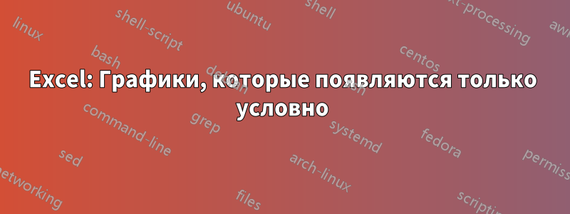 Excel: Графики, которые появляются только условно