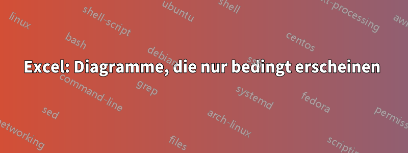 Excel: Diagramme, die nur bedingt erscheinen