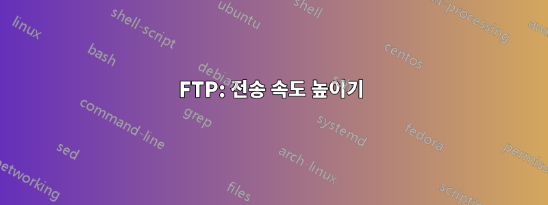 FTP: 전송 속도 높이기