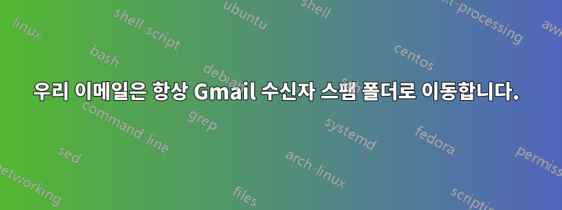 우리 이메일은 항상 Gmail 수신자 스팸 폴더로 이동합니다. 