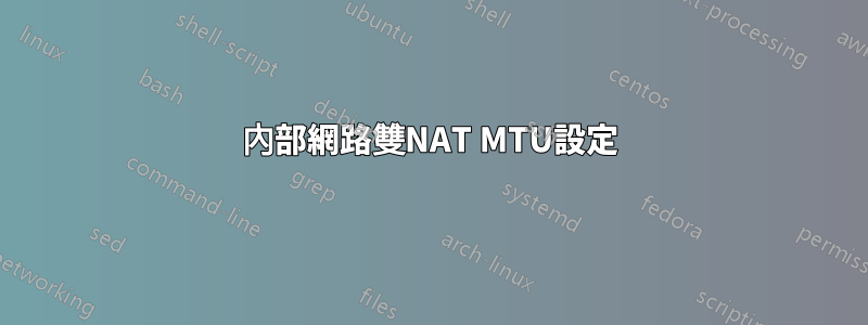 內部網路雙NAT MTU設定