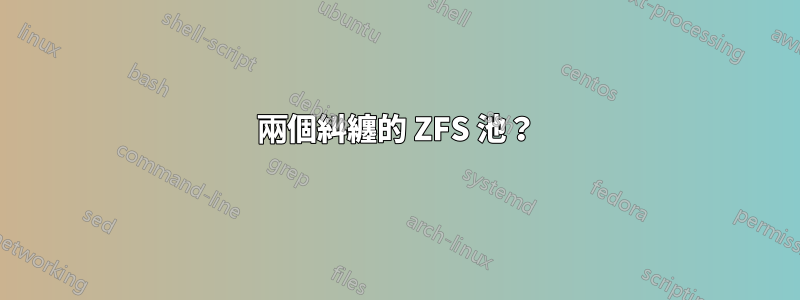 兩個糾纏的 ZFS 池？