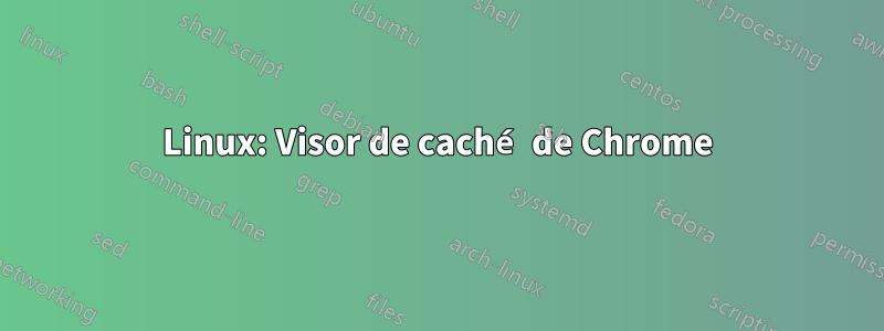 Linux: Visor de caché de Chrome