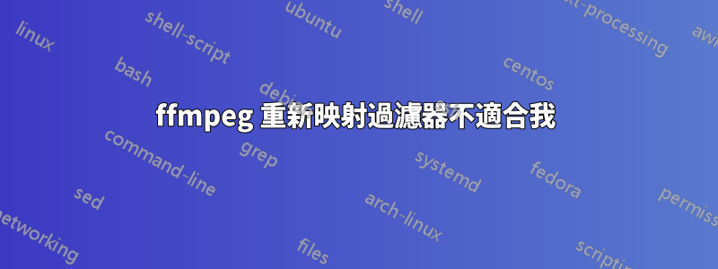 ffmpeg 重新映射過濾器不適合我