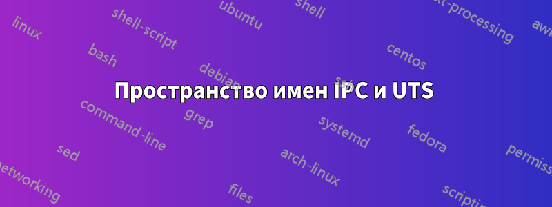 Пространство имен IPC и UTS