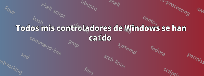 Todos mis controladores de Windows se han caído 