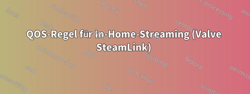 QOS-Regel für In-Home-Streaming (Valve SteamLink)