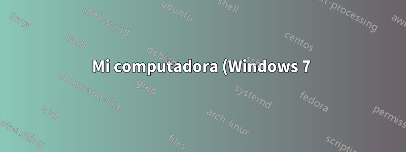 Mi computadora (Windows 7) no es compatible con el acelerador de gráficos WEB GL.