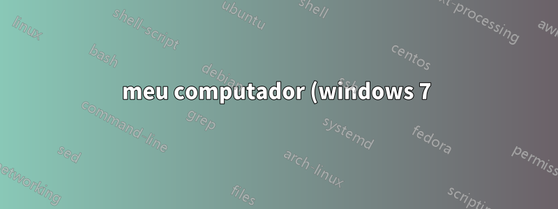 meu computador (windows 7) não suporta acelerador gráfico WEB GL
