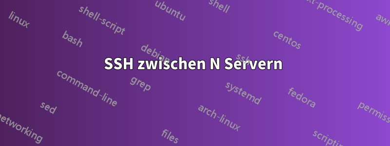 SSH zwischen N Servern