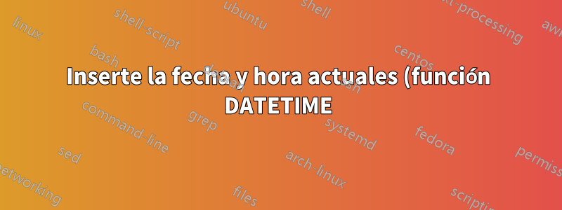 Inserte la fecha y hora actuales (función DATETIME) con un único acceso directo en una celda en LibreOffice Calc
