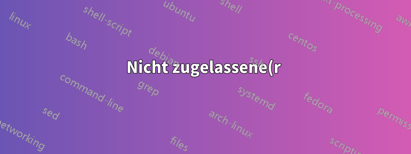 Nicht zugelassene(r) DMA-fähige(r) Bus/Gerät(e) erkannt