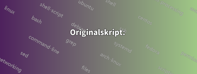 Originalskript: