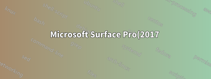 Microsoft Surface Pro(2017)는 타이핑 커버의 볼륨 UP/DOWN 키를 다시 매핑합니다.