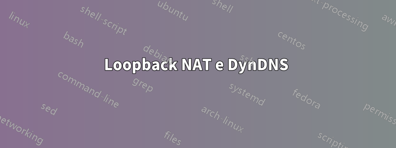 Loopback NAT e DynDNS