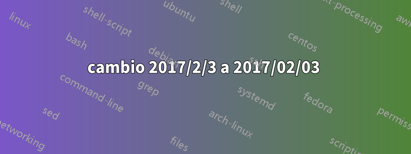 cambio 2017/2/3 a 2017/02/03