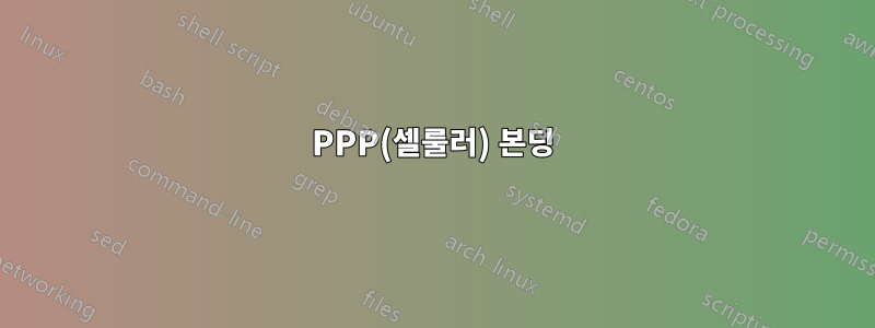 PPP(셀룰러) 본딩