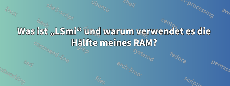 Was ist „LSmi“ und warum verwendet es die Hälfte meines RAM?