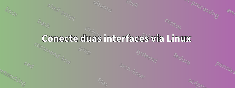 Conecte duas interfaces via Linux