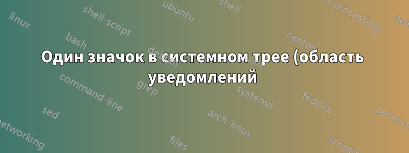 Один значок в системном трее (область уведомлений) исчезает после входа в систему