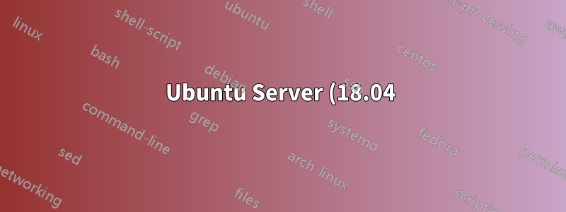 Ubuntu Server (18.04) 螢幕解析度在啟動時重置