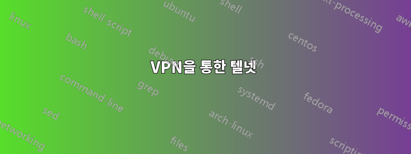 VPN을 통한 텔넷