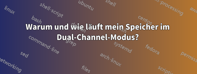 Warum und wie läuft mein Speicher im Dual-Channel-Modus?