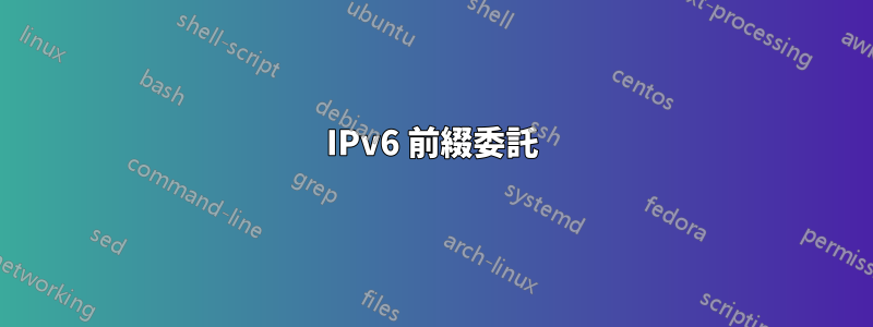 IPv6 前綴委託
