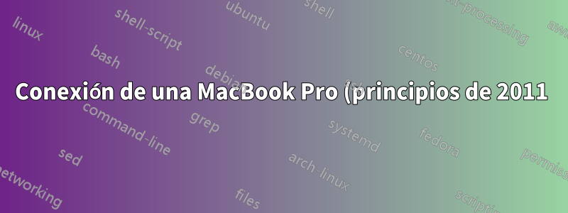 Conexión de una MacBook Pro (principios de 2011) a una estación de acoplamiento para computadora portátil (Sabrent DS-RICA) a través de USB 3.0