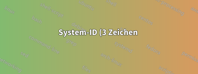 System-ID (3 Zeichen) von Windows Server 2016 - zur SAP-Lizenzschlüsselgenerierung