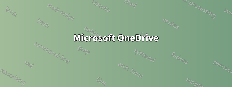 1 Microsoft OneDrive