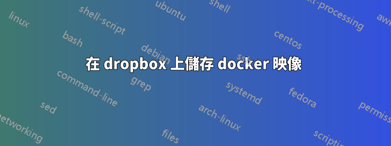 在 dropbox 上儲存 docker 映像