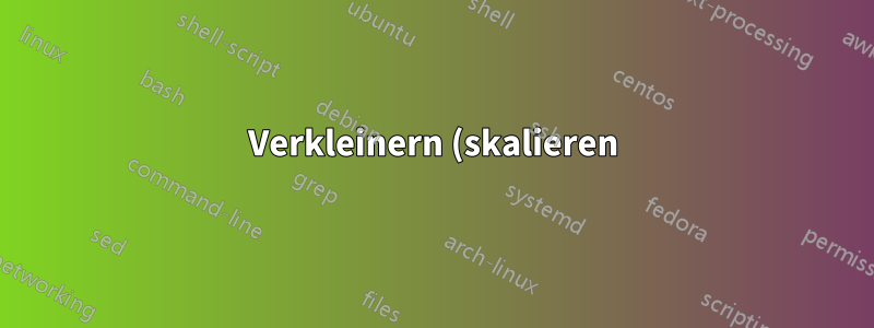 Verkleinern (skalieren) Sie ein SVG-Bild über die Befehlszeile, wobei die Größe erhalten bleibt