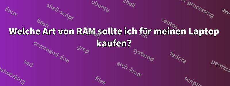 Welche Art von RAM sollte ich für meinen Laptop kaufen?