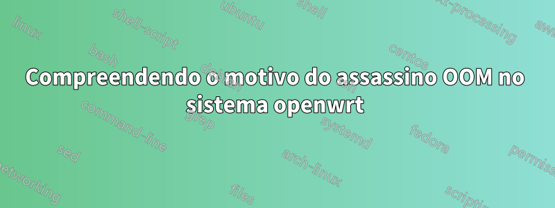 Compreendendo o motivo do assassino OOM no sistema openwrt