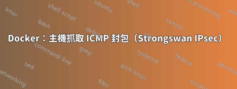 Docker：主機抓取 ICMP 封包（Strongswan IPsec）