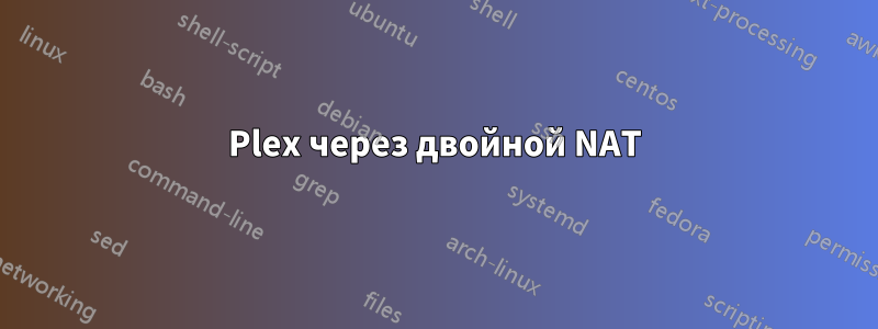 Plex через двойной NAT