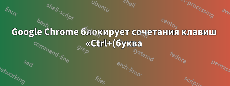 Google Chrome блокирует сочетания клавиш «Ctrl+(буква)» и «Alt+(стрелка)» в текстовом поле