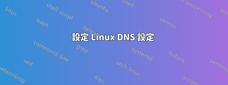 設定 Linux DNS 設定