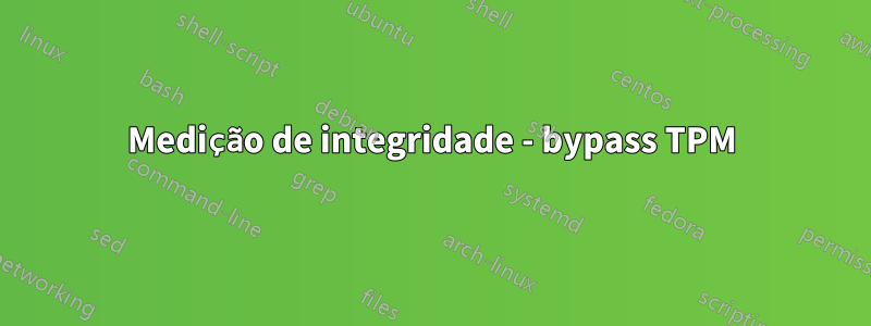 Medição de integridade - bypass TPM