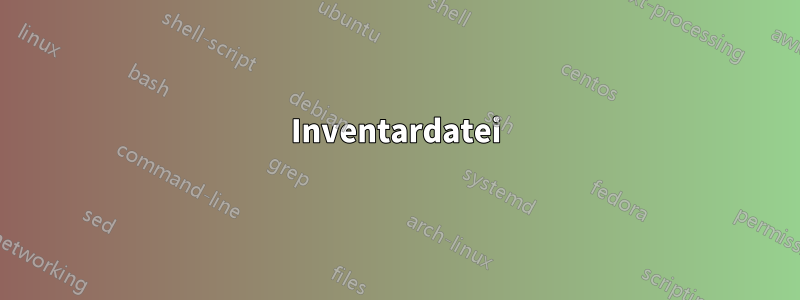 Inventardatei