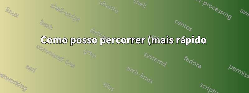 Como posso percorrer (mais rápido) diferentes diretórios com o IrfanView?